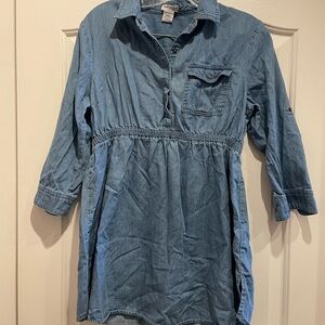 Blue Denim Tunic Dress